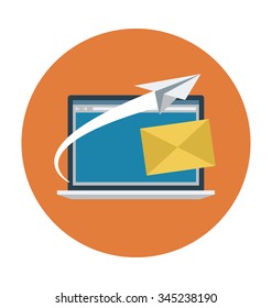 
Mail Forwarding Colored Vector Illustration
