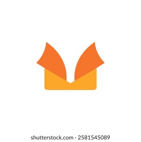 mail fox logo - fox logo - mail logo design