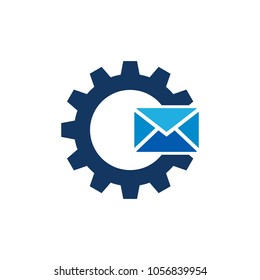Mail Gear Logo Icon Design