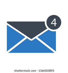 mail glyph double color