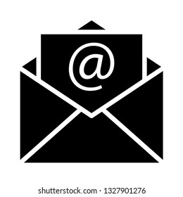 mail glyph icon