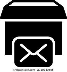 Symbol für E-Mail-Symbol, Illustrationsvektor