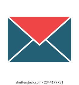 Mail Glyph Two Color Icon For Personal And Commercial Use.
