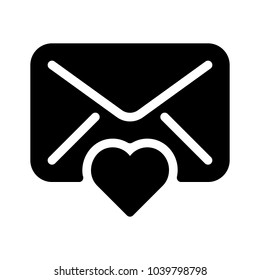 Mail with Heart symbol