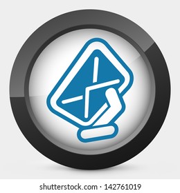 Mail holding icon
