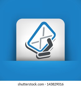 Mail holding icon