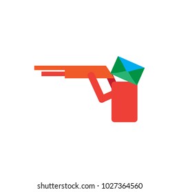 Mail Hunt Logo Icon Design