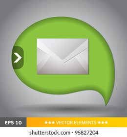 Mail icon ballon