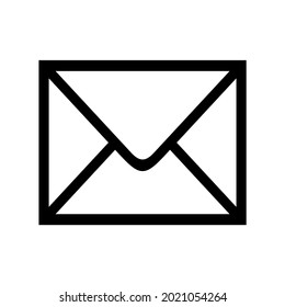 Mail icon black and white 