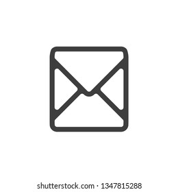 Mail icon. Business car sign