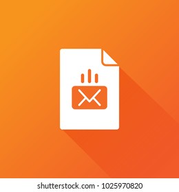 mail icon. communication sign