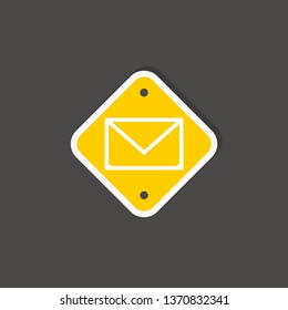 mail icon. communication sign