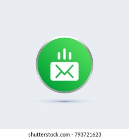 mail icon. communication sign