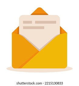 Mail icon for computer, web and mobile app Message symbol vector illustration