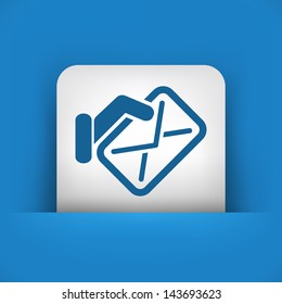 Mail icon concept