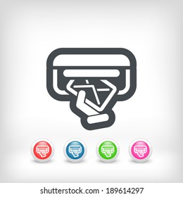Mail icon concept