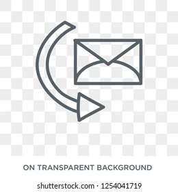 Mail icon. Mail design concept from  collection. Simple element vector illustration on transparent background.