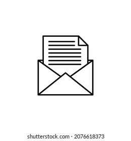 mail icon design template vector isolated illustration