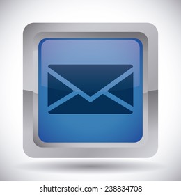 mail icon design, vector illustration eps10 graphic 