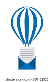 mail icon design, vector illustration eps10 graphic 