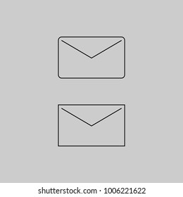 Mail icon design vector isolated