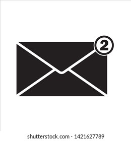 Mail icon design vector, send message illustration