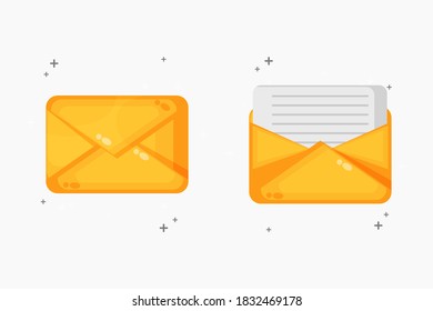 Mail icon design for web, logos, applications and more