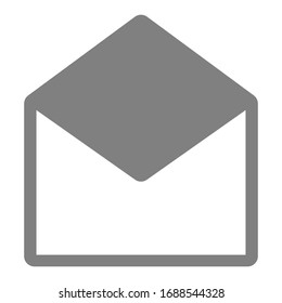 Mail icon for design and websites. Message vector illustration trendy symbol