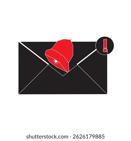 Desenho do ícone de e-mail. ícone de e-mail vetor. Ícone de email. Ilustração do envelope. Linha contínua. silhueta