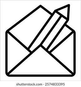 Mail Icon Element For Design