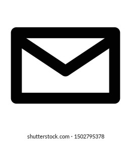 Mail icon. Element of e-mail and technology. Signs and symbols can be used for web, logo, mobile app, UI, UX