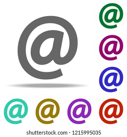 mail icon. Elements of web in multi color style icons. Simple icon for websites, web design, mobile app, info graphics