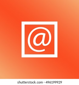 Mail icon, e-mail