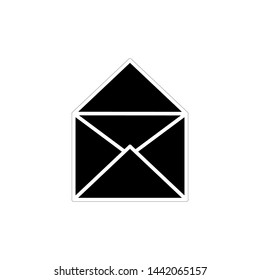 Mail icon. E-mail icon. Envelope illustration. Message - Vector