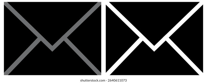 Mail icon .E-mail icon. Envelope illustration. Envelope icon, Mail icon vector for web, computer and mobile app