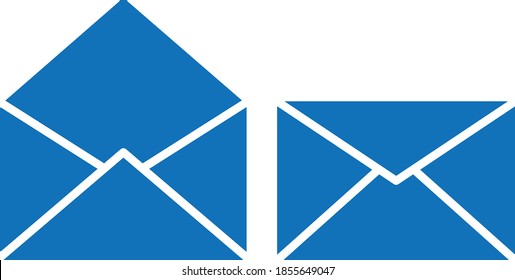 mail icon, e-mail icon vector illustration