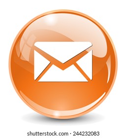 mail icon, envelope button