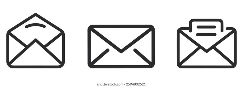 mail icon. envelope icon. email vector