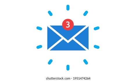 Icono de correo. línea de sobre, plana. signo de carta de comentarios. símbolo Correo electrónico de ilustración vectorial aislado.