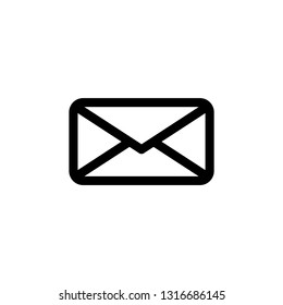 mail icon. The envelope. line style