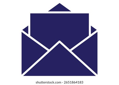 Ícone de email, envelope, símbolo de mensagem isolado no fundo transparente