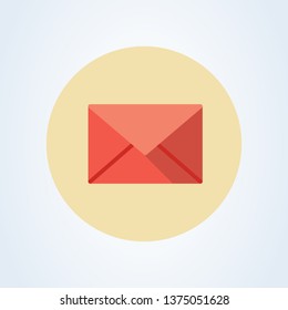 Mail icon. Envelope sign. Vector Illustration. Transparent background. Email icon.