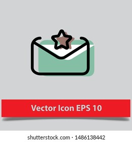 Mail icon. Envelope sign. Vector Illustration eps 10