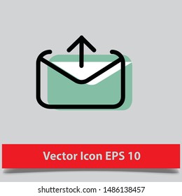 Mail icon. Envelope sign. Vector Illustration eps 10