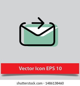 Mail icon. Envelope sign. Vector Illustration eps 10
