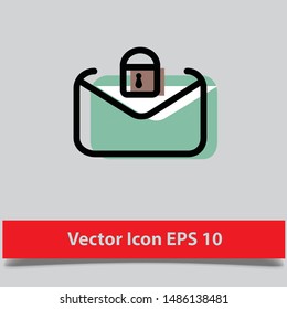 Mail icon. Envelope sign. Vector Illustration eps 10