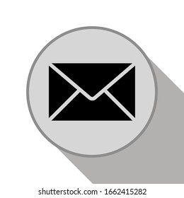 Mail icon. Envelope sign. Vector
