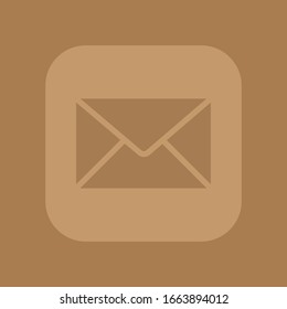Mail icon. Envelope sign. Vector
