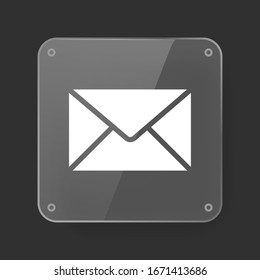Icono de correo. Signo sobre. Vector