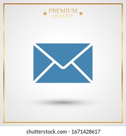 Mail icon. Envelope sign. Vector